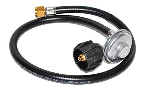 Weber 65909 30" LP Hose/Regulator QCC1 for Some Front Mounted Control, 2011 and Newer Genesis Grills - Grill Parts America