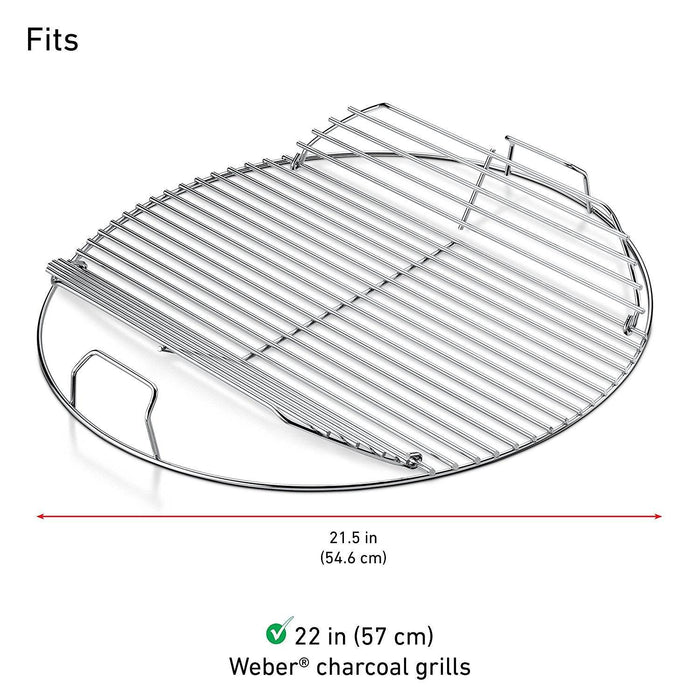 Weber 7436 Replacement Hinged Cooking Grate - Grill Parts America