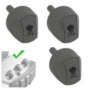 3 Pack Weber 81168 Knobs for Genesis 300 Series Grills (2007-2010) - Grill Parts America