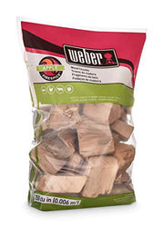 Weber 17139 Apple Wood Chunks, 350 cu. in. (0.006 Cubic Meter), m³ - Grill Parts America