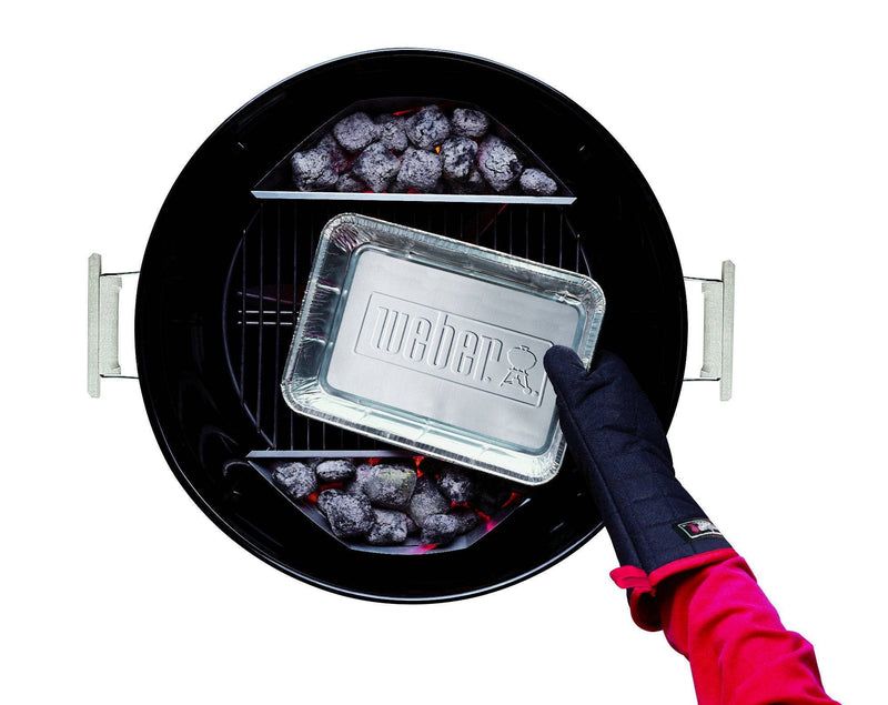 Weber 6415 Small 7-1/2-Inch-by-5-inch Aluminum Drip Pans, Set of 10 - Grill Parts America
