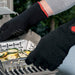 Weber 6535 Premium Black Grilling Gloves, L/XL - Grill Parts America