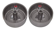 Weber 66048 Set of 2 Control knobs for Genesis II E/SE Series (Model Years 2017 and Newer). - Grill Parts America