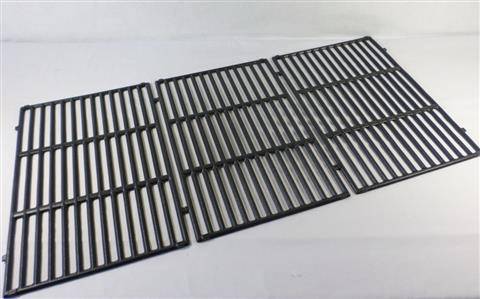 Weber 66096 , 18-7/8" X 40-5/16" Three Piece Porcelain Enameled Cast Iron Cooking Grate Set, Genesis "II" 610 (2017 And Newer) - Grill Parts America