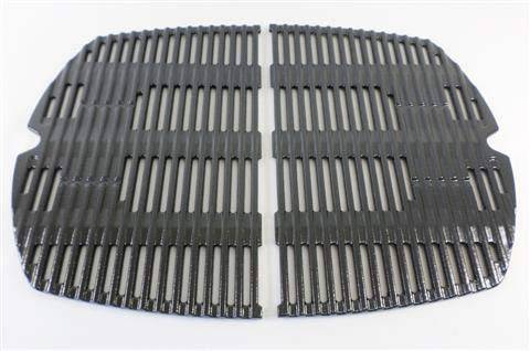 Weber 69933 Glossy Cast-iron Porcelain Enameled Replacement Grates for Weber Q3000 Grills - Grill Parts America