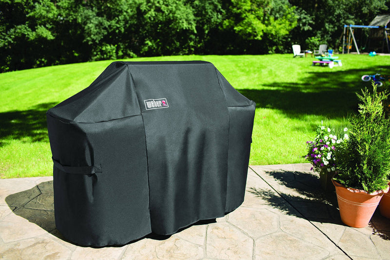 Weber 7108 Grill Cover with Storage Bag for Summit 400-Series Gas Grills - Grill Parts America