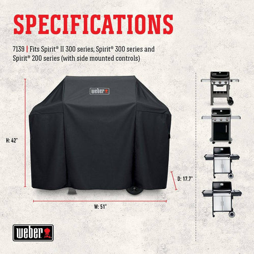 Weber 7139 Spirit II 3B Grill Cover - Grill Parts America