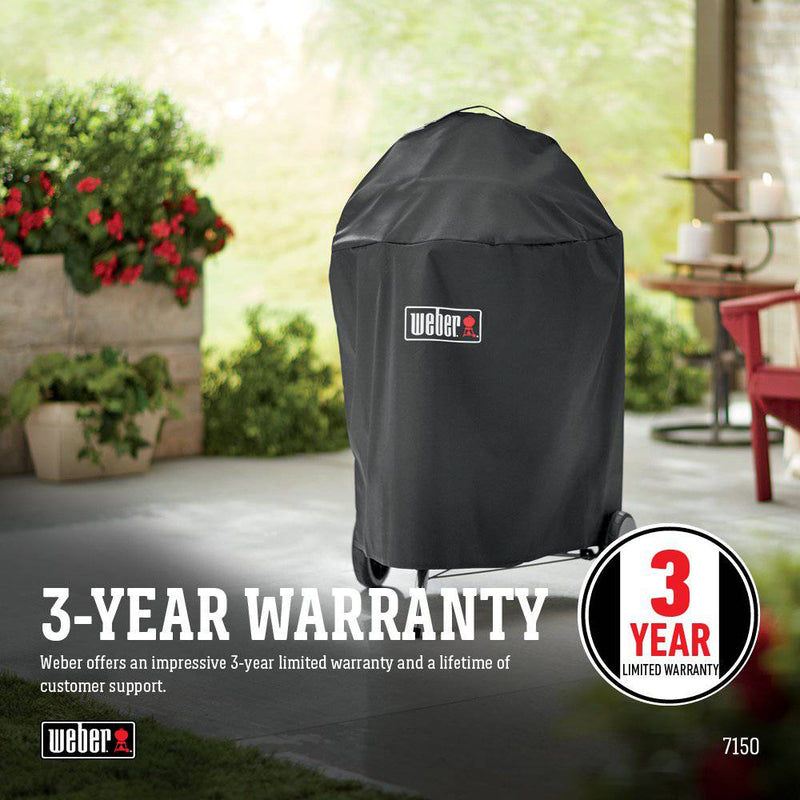 Weber 7150 Premium 22 inch Charcoal Grill Cover - Grill Parts America