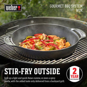 Weber 7425 Gourmet BBQ System Wok - Grill Parts America