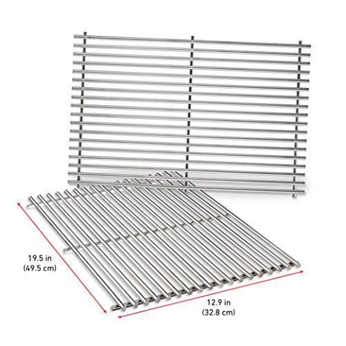 Weber 7528 Stainless Steel Cooking Grates (19.5 x 12.9 x 0.6) - Grill Parts America