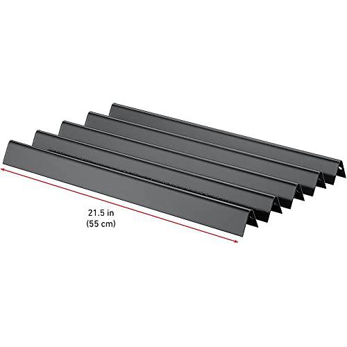 Weber 7534 Flavorizer Bars for Spirit 200/500 and Genesis Silver A Grills Bundle with Deco Essentials Pair of Red Heat Resistant Oven Mitt - Grill Parts America