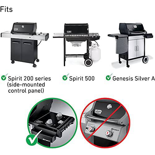 Weber 7534 Flavorizer Bars for Spirit 200/500 and Genesis Silver A Grills Bundle with Deco Essentials Pair of Red Heat Resistant Oven Mitt - Grill Parts America