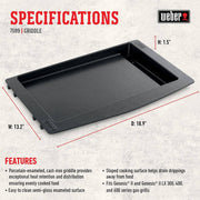 Weber 7599 Weber Genesis II Griddle - Grill Parts America