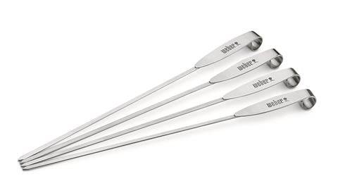 Weber 7618 Elevated Stainless Steel Skewer Set - Grill Parts America
