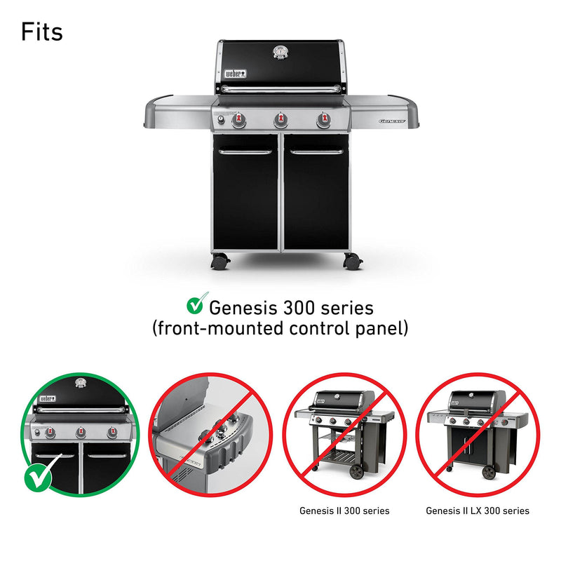 Weber 7620 Gas Grill Stainless Steel Flavorizer Bar Set for 300 Series Gas Grills (17.5 x 2.25 x 2.375) - Grill Parts America