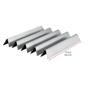 Weber 7620 Gas Grill Stainless Steel Flavorizer Bar Set for 300 Series Gas Grills (17.5 x 2.25 x 2.375) - Grill Parts America
