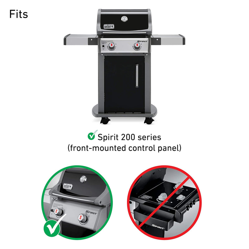 Weber 7637 Porcelain-Enameled Cooking Grates for Spirit 200 Series Gas Grills (2 Grates) Genuine Weber Grates - Grill Parts America
