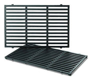Weber 7638 Series Gas Grills (17.5 x 11.9 x 0.5) Porcelain-Enameled Cast Iron Cooking Grates for Spirit 300 - Grill Parts America