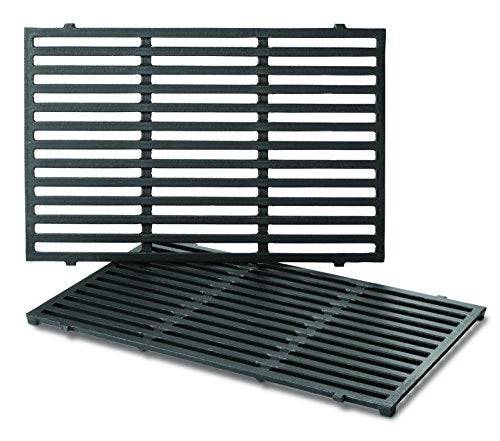 Weber 7638 Series Gas Grills (17.5 x 11.9 x 0.5) Porcelain-Enameled Cast Iron Cooking Grates for Spirit 300 - Grill Parts America