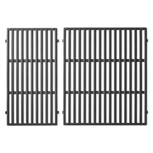 Weber 7853 Crafted Porcelain-Enameled Cast Iron, Genesis 300 Series Cooking Grate, Black - Grill Parts America