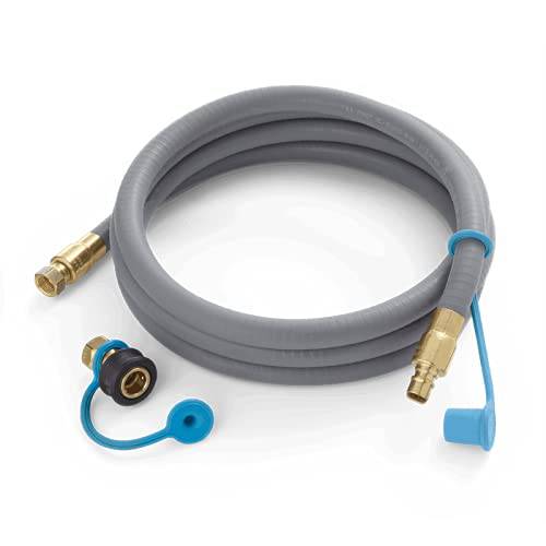 Weber 82185 10 Foot 1/2" NG Hose w/ 3/8" QD Fitting for All 2013 Genesis 330 NG Grills - Grill Parts America