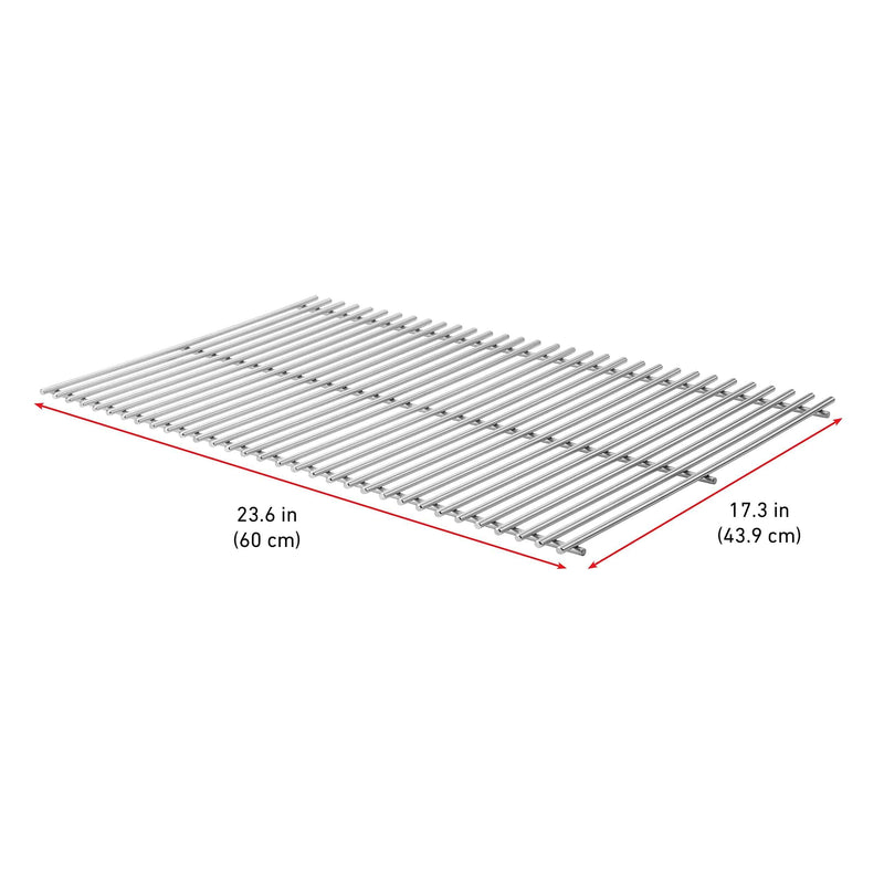 Weber-Stephen Products 7639 2pk Stainless Steel Cooking Grate (17.3 x 11.8 x 0.5) - Grill Parts America