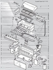 Weber SUMMIT GOLD D Gas Grill Complete Replacement Burner Tuber Kit 85663 - Grill Parts America