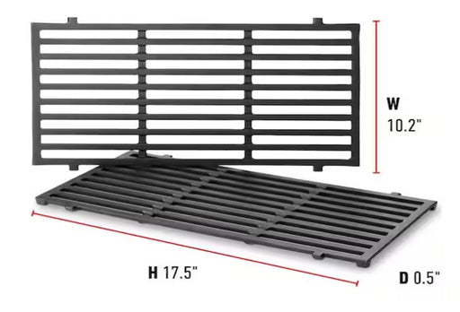 Weber 7637 Porcelain-Enameled Grates for Spirit 200 Series Gas Grills (2 Grates) - Grill Parts America
