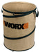 WORX WA0030 Landscaping 26-Gallon Collapsible Yard Waste Bag/Leaf Bin, Tan - Grill Parts America