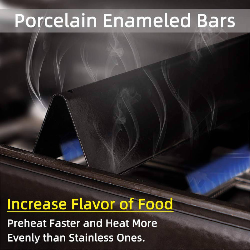 X Home 15.3 inch Sturdy Flavorizer Bars for Weber Spirit 200 Series(2013-2017), Porcelain Enameled, 7635 - Grill Parts America