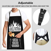 Grill Apron for Men Funny Christmas Gifts - Grill Parts America