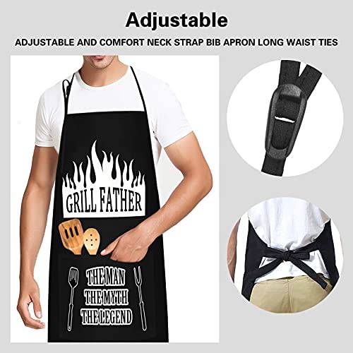 Grill Apron for Men Funny Christmas Gifts - Grill Parts America
