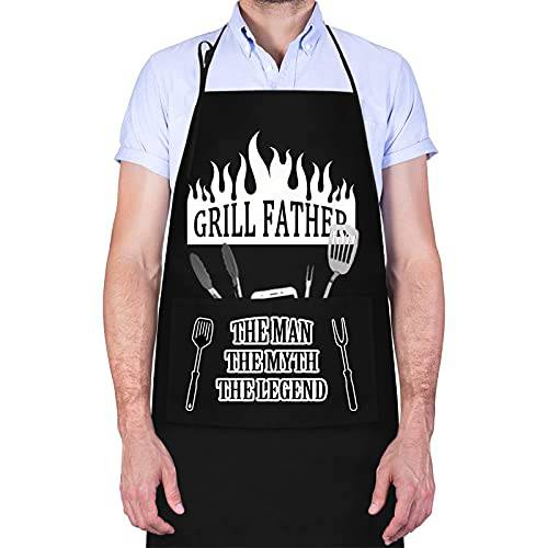 Grill Apron for Men Funny Christmas Gifts - Grill Parts America