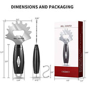 XIANGMIER Stainless Steel BBQ Grill Scraper- Grill Grate Cleaner- - Grill Parts America