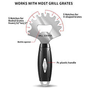 XIANGMIER Stainless Steel BBQ Grill Scraper- Grill Grate Cleaner- - Grill Parts America