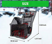 XYK Snow Blower Cover, Universal Fit Heavy Duty 420D Snow Blower Cover Waterproof for Most Electric Snow Blowers - Grill Parts America