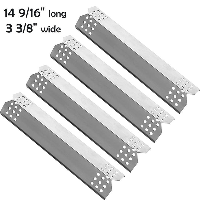 YIHAM Replacement Parts 14 9/16 inch x 3 3/8 inch, Stainless Steel, Set of 4 - Grill Parts America