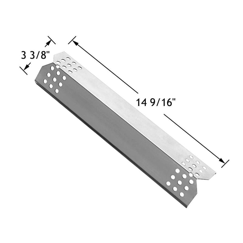 YIHAM Replacement Parts 14 9/16 inch x 3 3/8 inch, Stainless Steel, Set of 4 - Grill Parts America