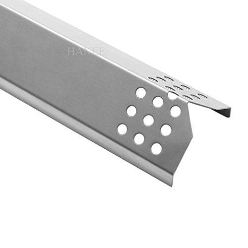 YIHAM KS708 Stainless Steel Grill Heat Plate Shield Tent, Burner Cover Flame Tamer, Gas Grill Replacement Parts, 14 9/16 inch x 3 3/8 inch, Set of 3 - Grill Parts America