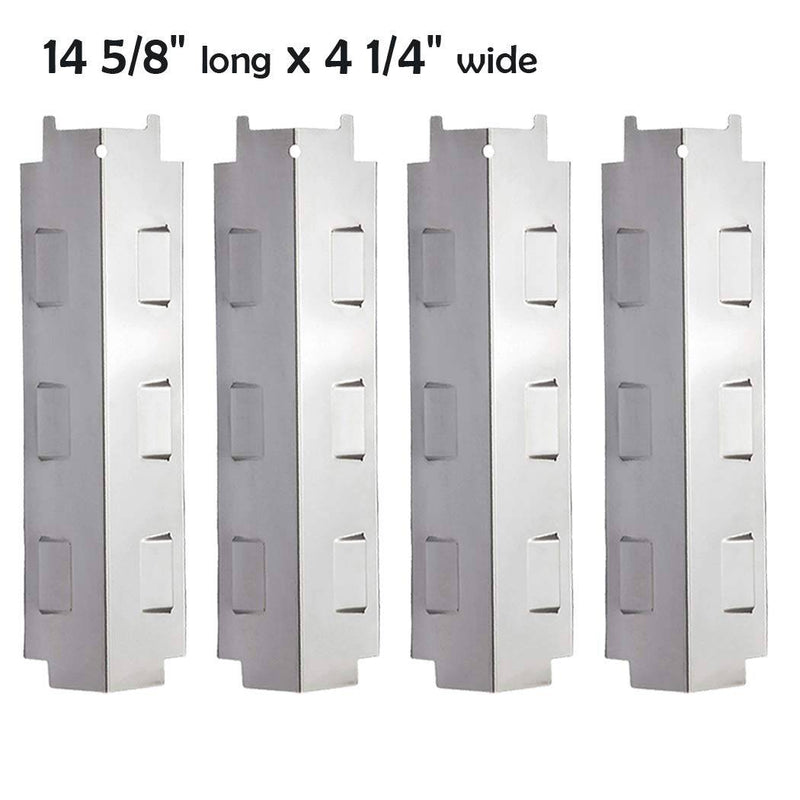 YIHAM KS734 Gas Grill Replacement Parts Stainless Steel Heat Plate Shield, Flame Tamer Burner Cover - Grill Parts America