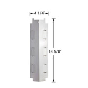 YIHAM KS734 Gas Grill Replacement Parts Stainless Steel Heat Plate Shield, Flame Tamer Burner Cover - Grill Parts America