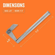 Yukon Glory Magnetic Paper Towel Holder for Refrigerator & Grill - Made of Durable Stainless Steel - The Paper Towel Holder Magnetic Mounting Makes it a Great Indoor & Outdoor Paper Towel Holder - Grill Parts America