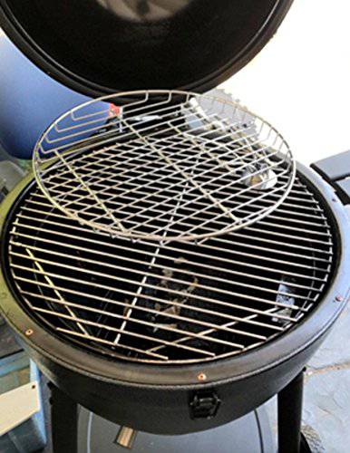 ZHOUWHJJ BBQ Stainless Steel 19.5 Inches Round Cooking Grate Cooking Grid Fit for Akorn Kamado Ceramic Grill and Other Grills - Grill Parts America
