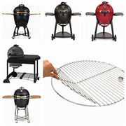 ZHOUWHJJ BBQ Stainless Steel 19.5 Inches Round Cooking Grate Cooking Grid Fit for Akorn Kamado Ceramic Grill and Other Grills - Grill Parts America