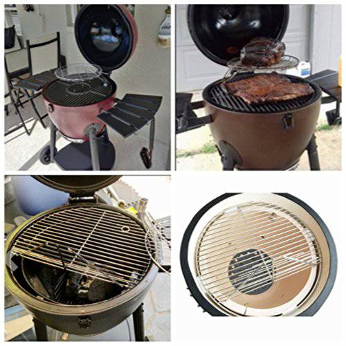 ZHOUWHJJ BBQ Stainless Steel 19.5 Inches Round Cooking Grate Cooking Grid Fit for Akorn Kamado Ceramic Grill and Other Grills - Grill Parts America