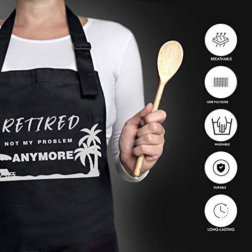 BBQ Apron Grill Chef Apron with Pockets - Grill Parts America