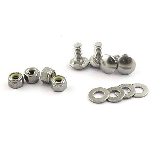 ZRM&E 4 Set 304 Stainless Steel Snowblower Skid Shoe Mounting Bolts Accessories Kit (5/16-18) 3/4" 784-5580 - Grill Parts America