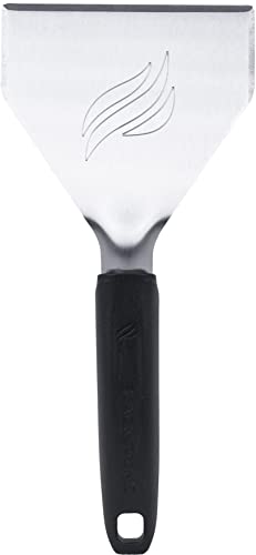 Blackstone 5464 Griddle Tool Kit Outdoor Indoor Grill BBQ Utensils Cooking Accessories-Heat Resistant– 2 Long Spatulas, 2 Angled Scraper Classic Tong, 1 (32oz) Squeeze Bottle, Black, Silver, White - Grill Parts America