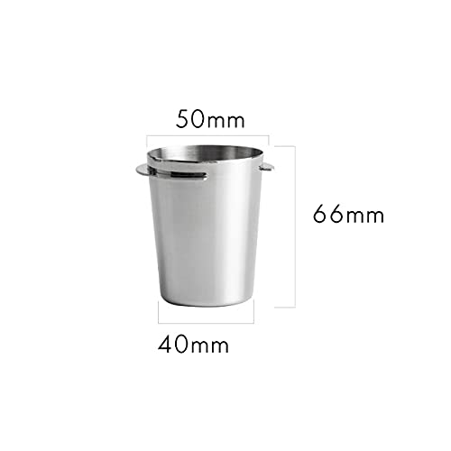 RIES Stainless Steel Coffee Dosing Cup Powder Part for 51-53mm Espresso Machine Dosing Cup - Kitchen Parts America
