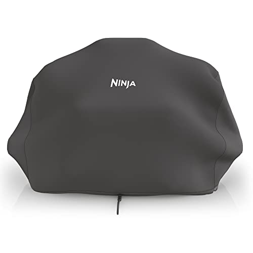 Ninja XSKCOVER Premium Outdoor Cover, Compatible Woodfire Grills (OG700 Series), Water-Resistant, Anti-Fade Fabric, Lightweight, Black, 19'' x 24'' x 13' - Grill Parts America